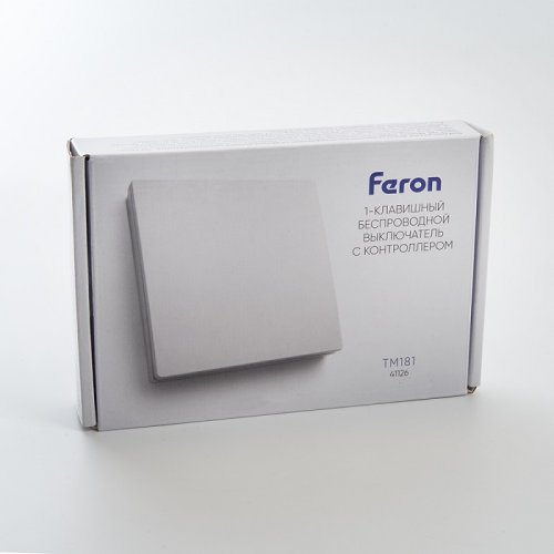 Выключатель настенный Feron TM181 LD10 + контроллер 230В 500Вт картинка 